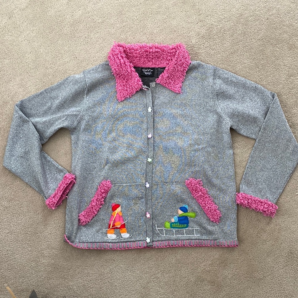 Christina Rotelli winter themed sweater